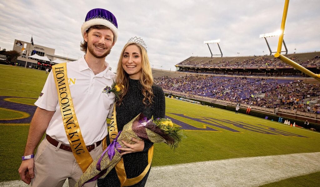 Noah Rogers and Taylor Chappell were crowned Homecoming King and Queen